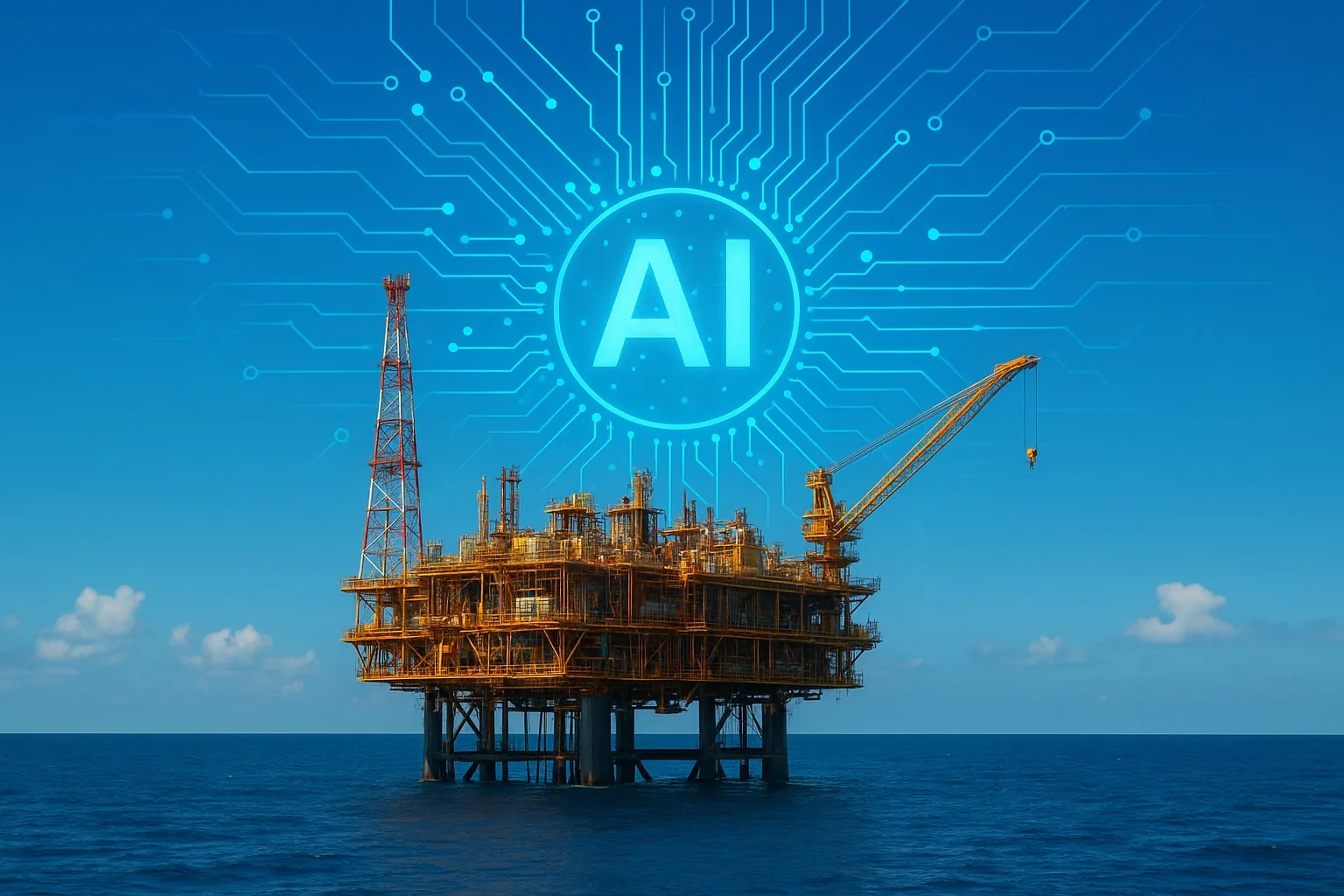 Offshore oil and gas platform