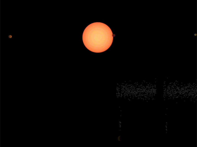 Trânsito planetário
Créditos: NASA