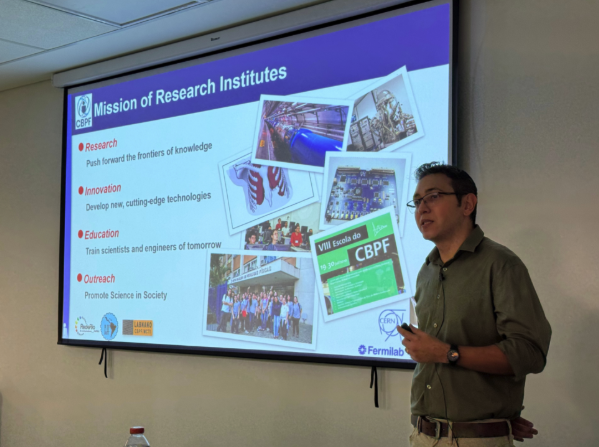 Pesquisador do CBPF leva aplicações da IA à física para o IMPA Tech