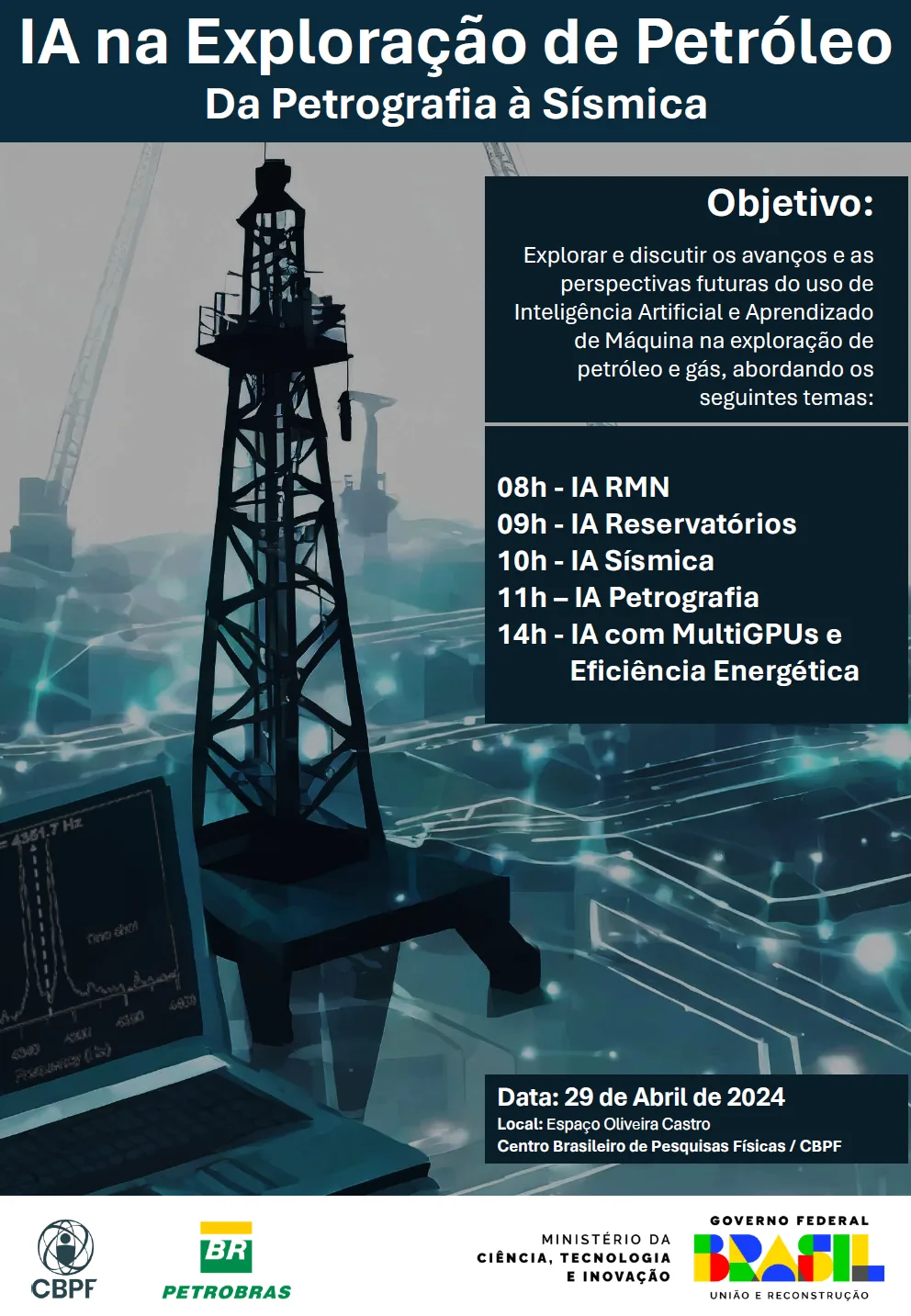 Encontro do grupo de IA do CBPF com a Petrobras